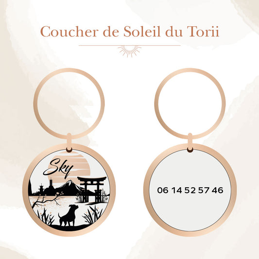 Médaille Coucher de Soleil du Torii - La Patte de Sky