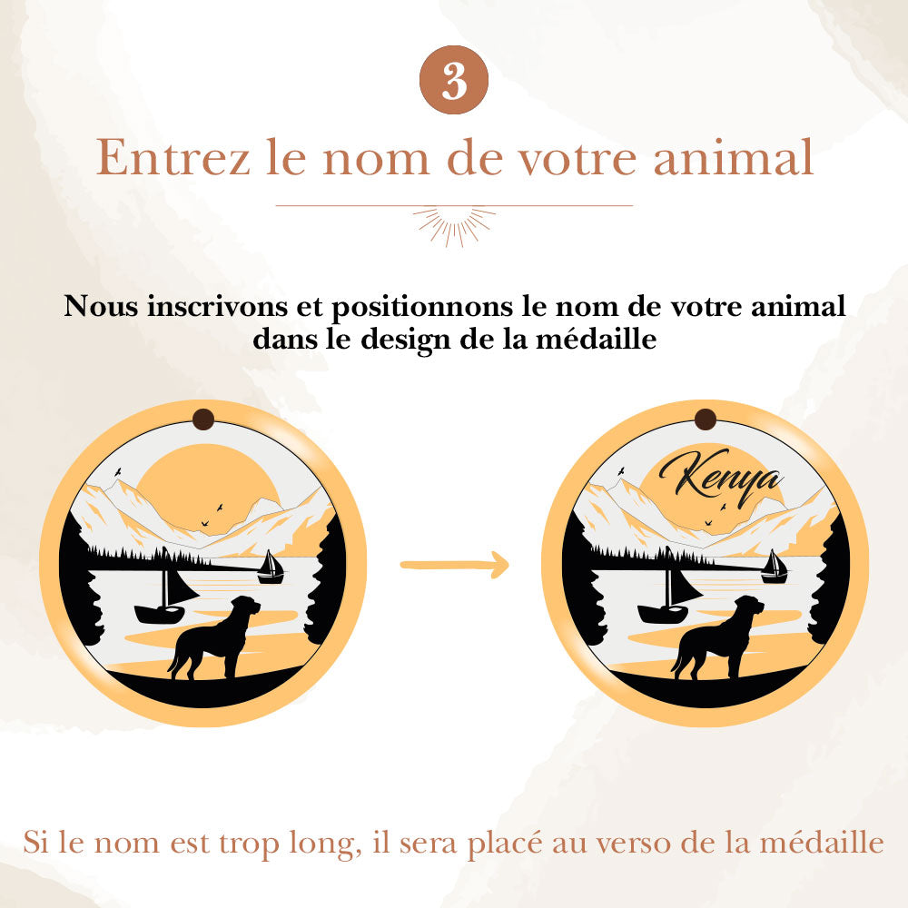 Entrez le nom de votre animal