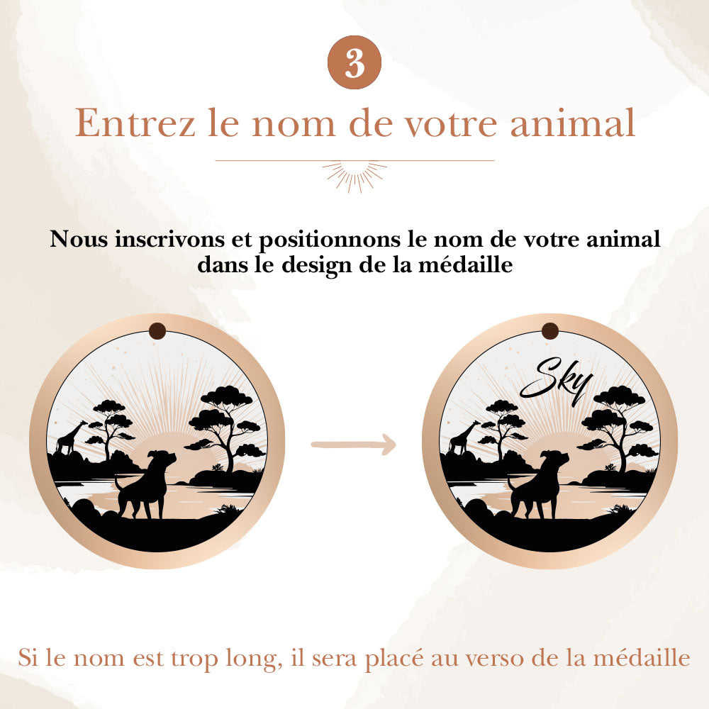 Entrez le nom de votre animal