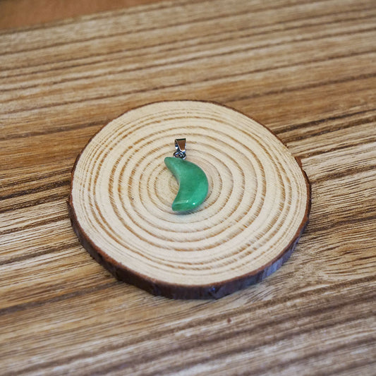 Aventurine Verte couleur Argent